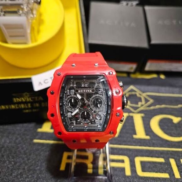 Activa x Invicta ACW2305-019 Red Sport Chronograph Watch - Picture 1 of 7